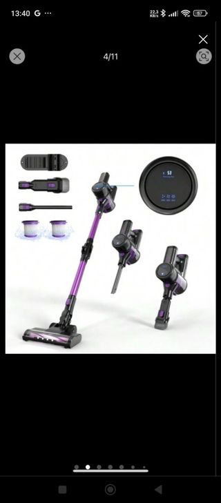 Aspirador bateria