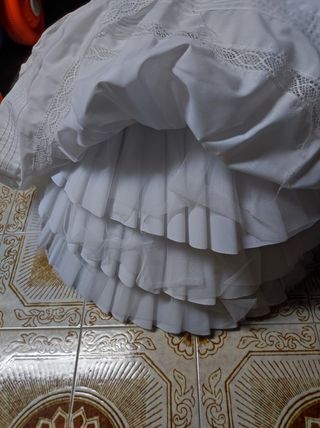 Cancan de fallera para niña de 3-4 años