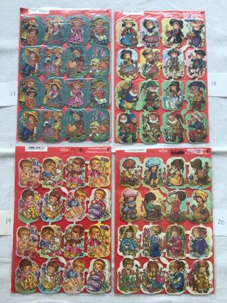 Laminas cromos troquelados kruger