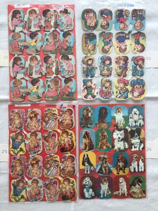 Laminas cromos troquelados kruger