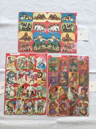 Laminas cromos troquelados kruger