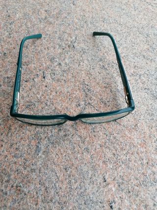 Montatura occhiali verde azzurro