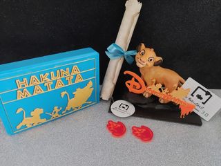Llave Disney +soporte +cajita