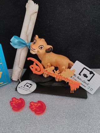 Llave Disney +soporte +cajita