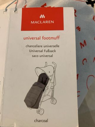 Saquito invierno carro Maclaren