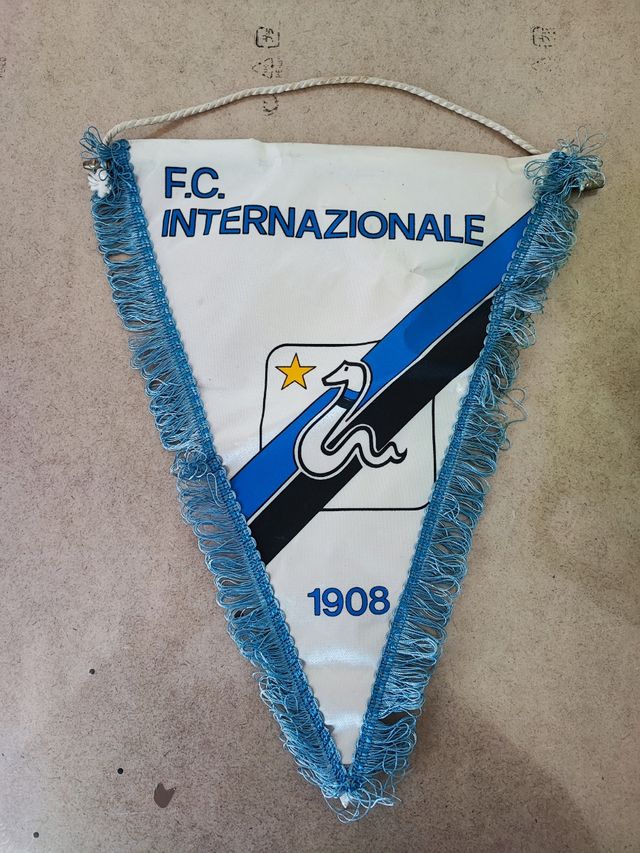 Inter gagliardetto calcio scudetto tricolore