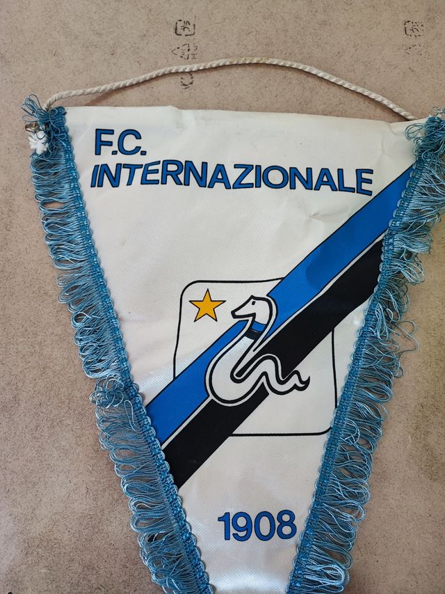 Inter gagliardetto calcio scudetto tricolore
