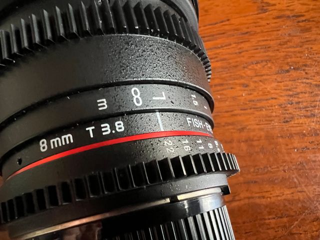 Rokinon 8mm T3.8 Cine UMC Ojo de pez Nikon