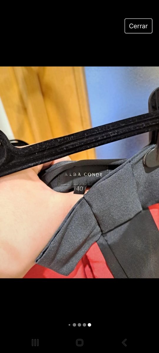 Falda y top de Alba Conde