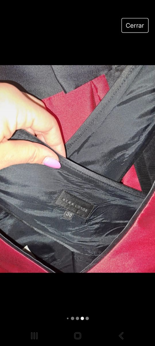 Falda y top de Alba Conde