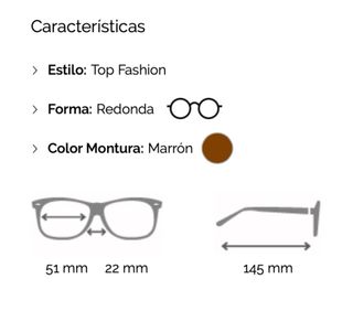 Gafas Saint Laurent unisex marron