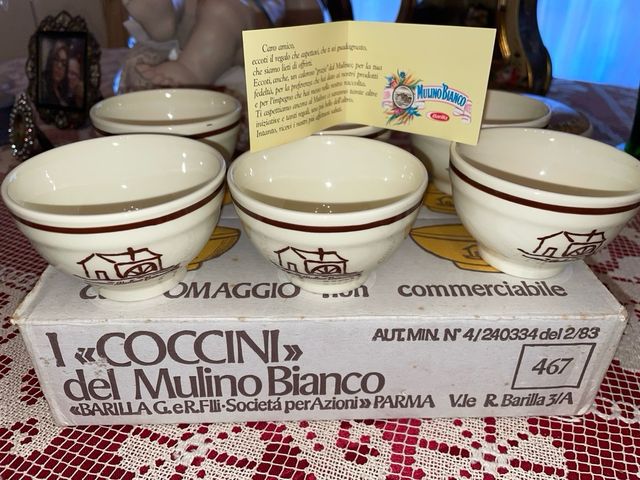 I coccini del mulino bianco da sei del 1984