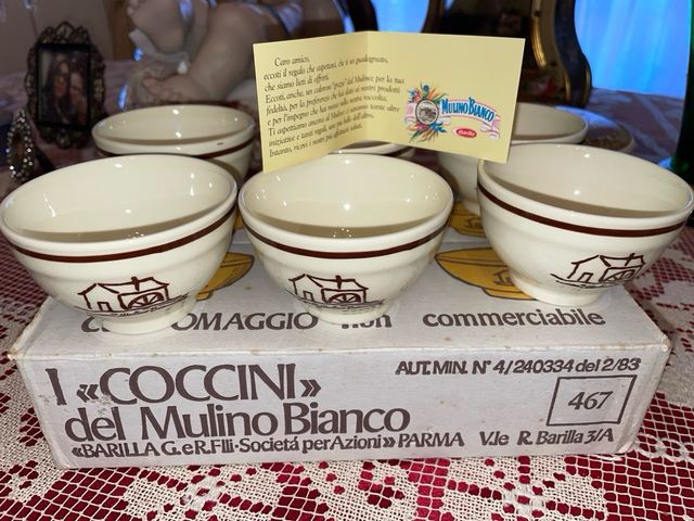 I coccini del mulino bianco da sei del 1984