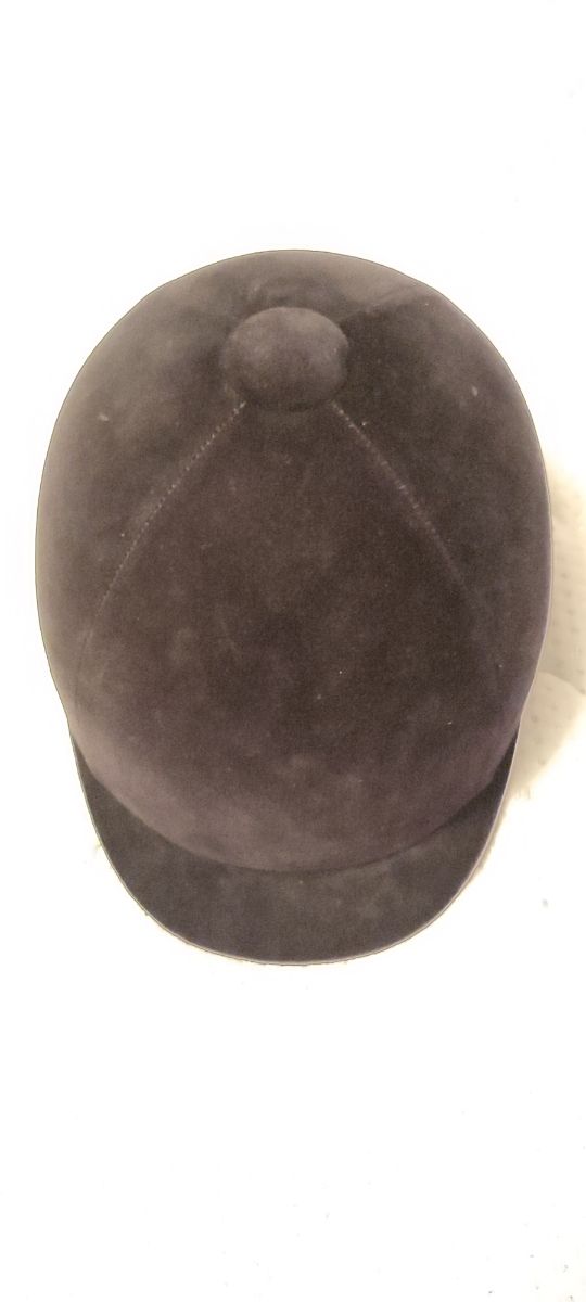 Caschetto equitazione velluto 