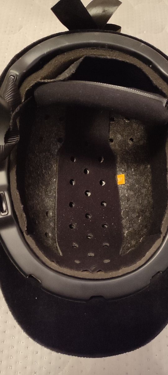 Caschetto equitazione velluto 