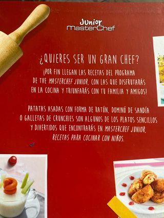 Libros de recetas Masterchef Junior