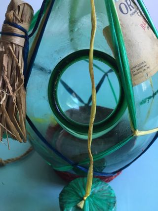 Antico Fiasco con porta ghiaccio