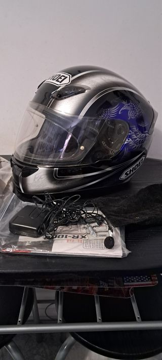 Casco de moto (Shoei) regalo intercom analógico