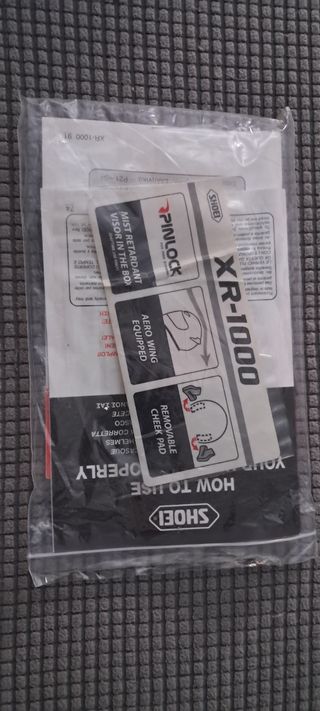 Casco de moto (Shoei) regalo intercom analógico