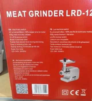 🎋➖54%🎋 Picadora de carne, 1200 W  Royal Swiss