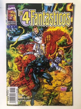 ❌ Cómic Marvel Los 4 Fantásticos