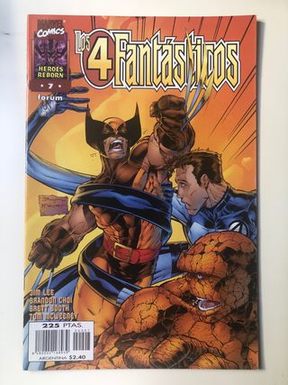 ❌ Cómic Marvel Los 4 Fantásticos