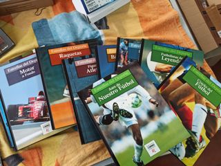 Colección Estrellas del deporte, lote 10 libros.