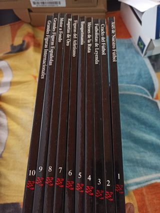 Colección Estrellas del deporte, lote 10 libros.