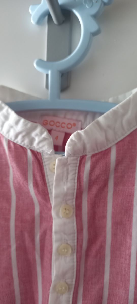 Camisa cuello mao marca gocco talla 4 años