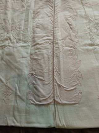 Sábanas bordadas artesanales vintage 50's
