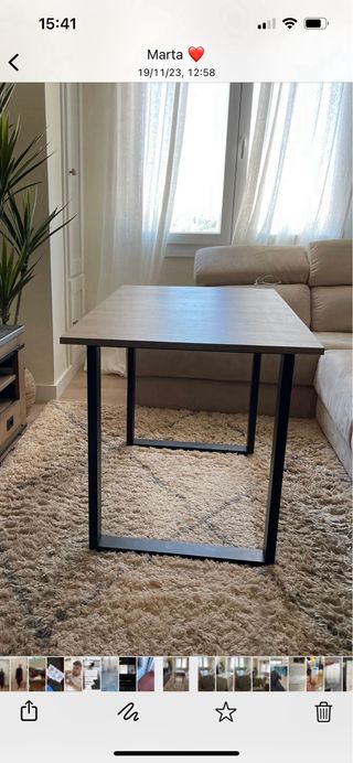 Mesa de camilla 1,20x70