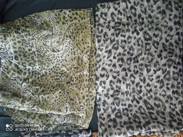 Pañuelos de gasa  print animal vintage