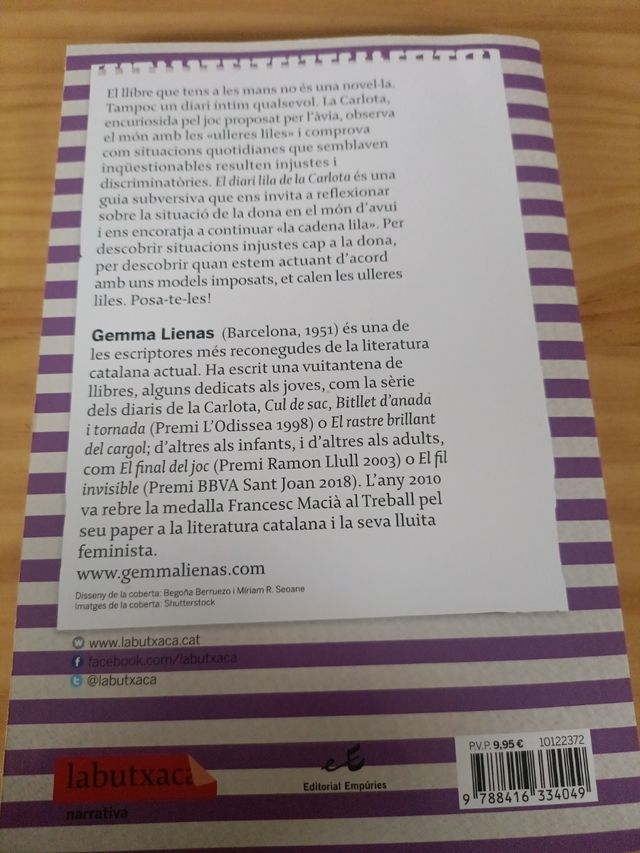 El diari lila de la Carlota