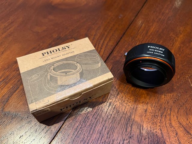 Nikon 55mm F1.2 Foco Manual + Adaptador Canon