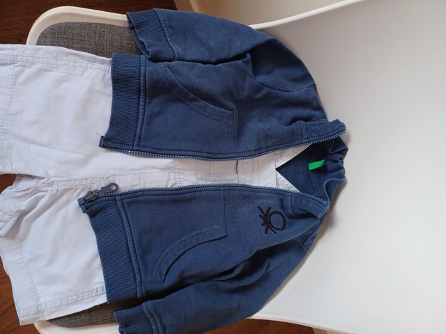 Peto y dudadera niño 12-18 meses