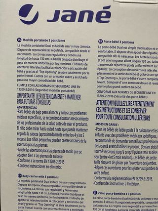 Mochila portabebe