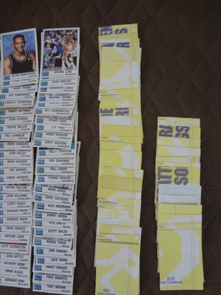 LOTE 120 cromos baloncesto NBA 90 PANINI