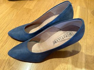 Zapatos tacon azules de marca Pitillos
