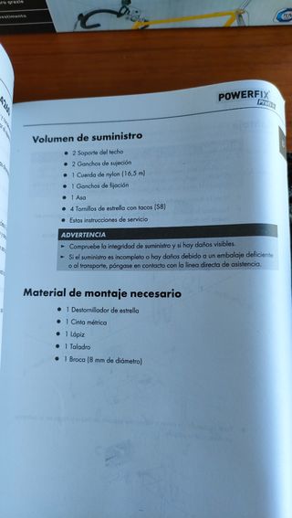 Soporte techo bici