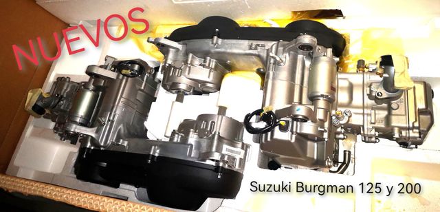SUZUKI BURGMAN 125cc y 200cc. Motores "NUEVOS"