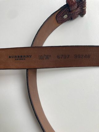 Cinturón hombre Burberry marrón