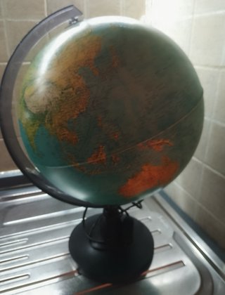 Lampada mappamondo