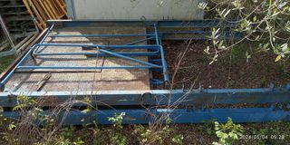 Plataforma descarga obra