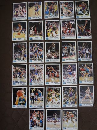 LOTE 27 cromos baloncesto NBA 90 PANINI