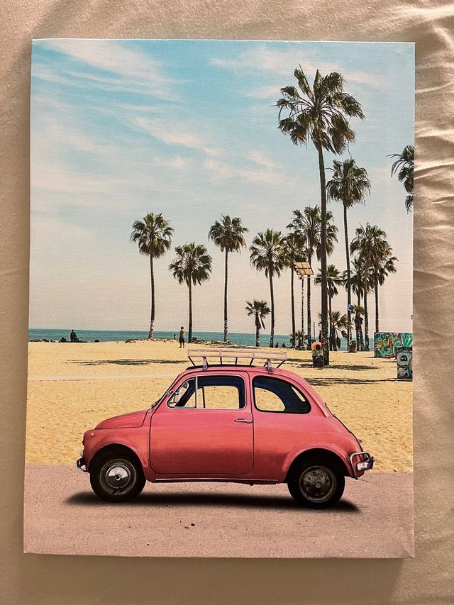 Pack cuadro/lienzo coche y furgoneta