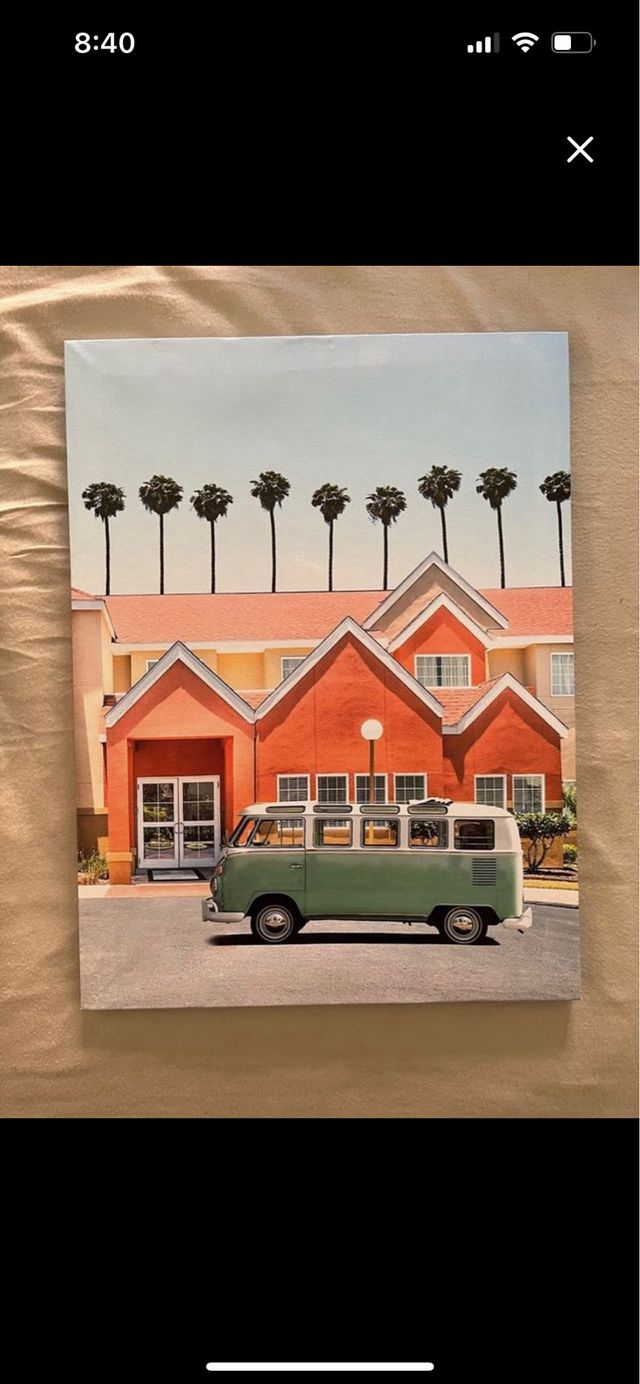 Pack cuadro/lienzo coche y furgoneta