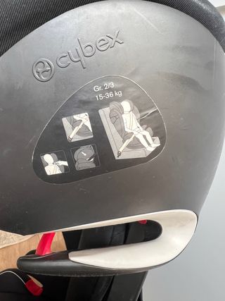 Silla isofix cybex grupo 2/3