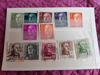 Antiguos Sellos España Francisco Franco