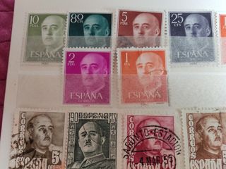 Antiguos Sellos España Francisco Franco
