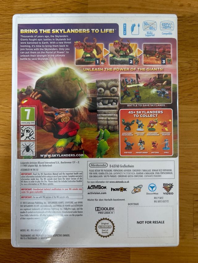 Skylanders Giants Wii